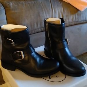 Buckle Moto leather boots